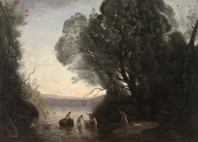 Le Bain de Diane tekijältä Jean Baptiste Camille Corot